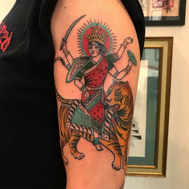 Bright And Bold Traditional Tattoo