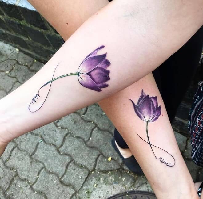 Colourful Sisters Tattoos