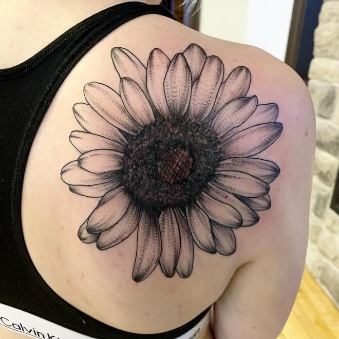 Coverup Sunflower Tattoo