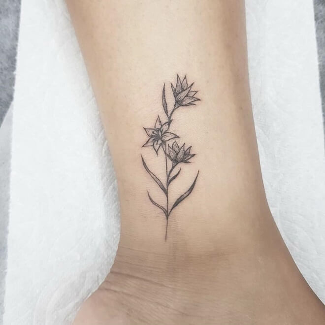 Cute Lotus tattoo