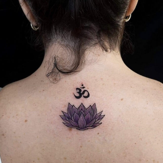 Purple Lotus Tattoo