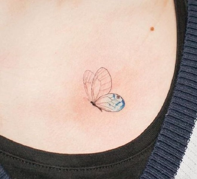 Simple One Butterfly tattoo