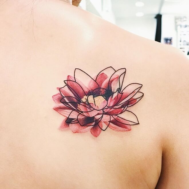Toronto Girl Tattoo Lotus