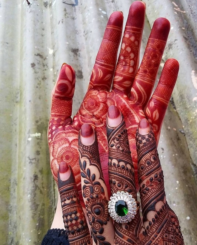 arm henna tattoos