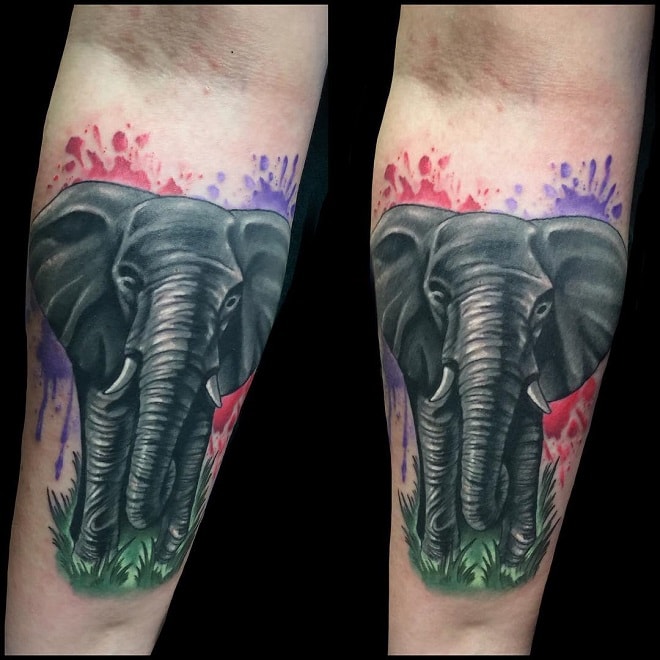 cool elephant tattoos