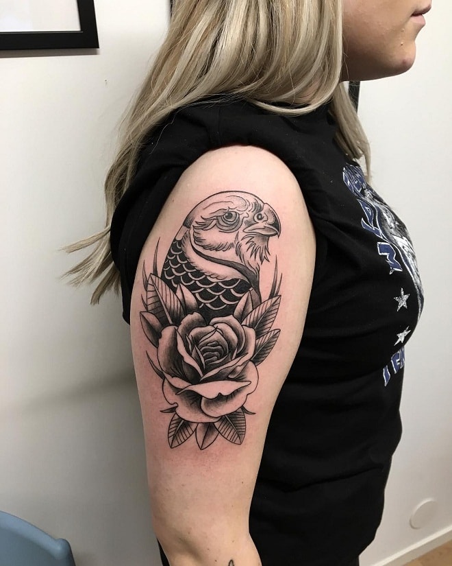flower tattoo for girl