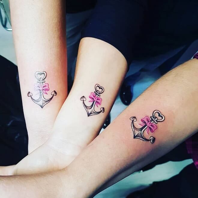 Anchor Friendship Tattoo