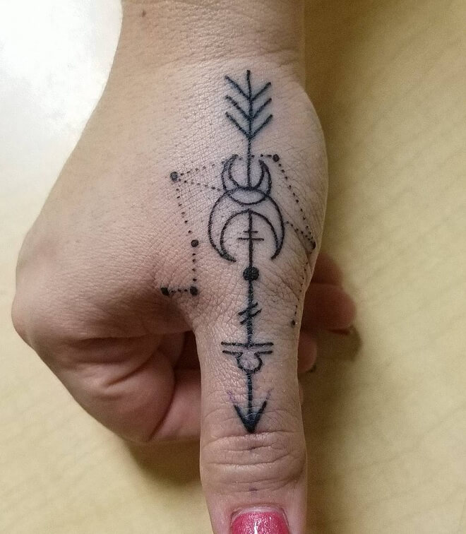 Arrow Libra Tattoo
