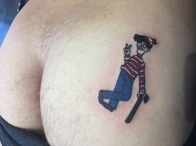 Assvirgin Waldo Tattoo