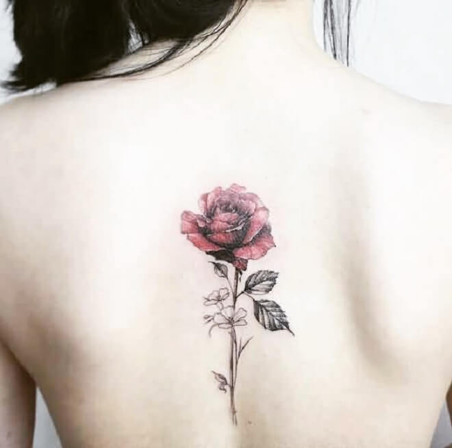 Back Rose Tattoos