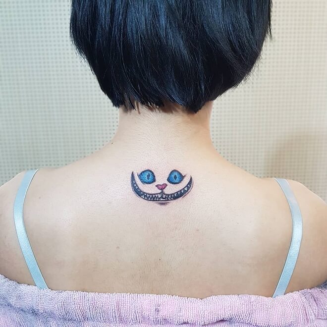 Back Side Cat Tattoo