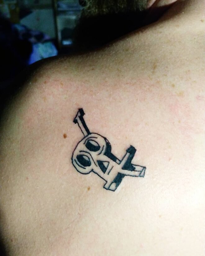 Back Side Small Tattoo