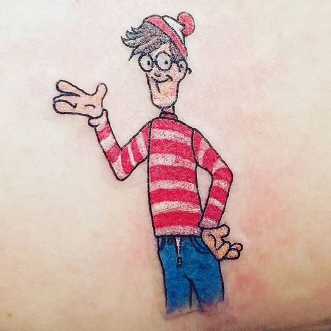 Beautiful Waldo Tattoo