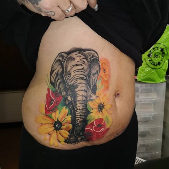Best Elephant Tattoo for Women
