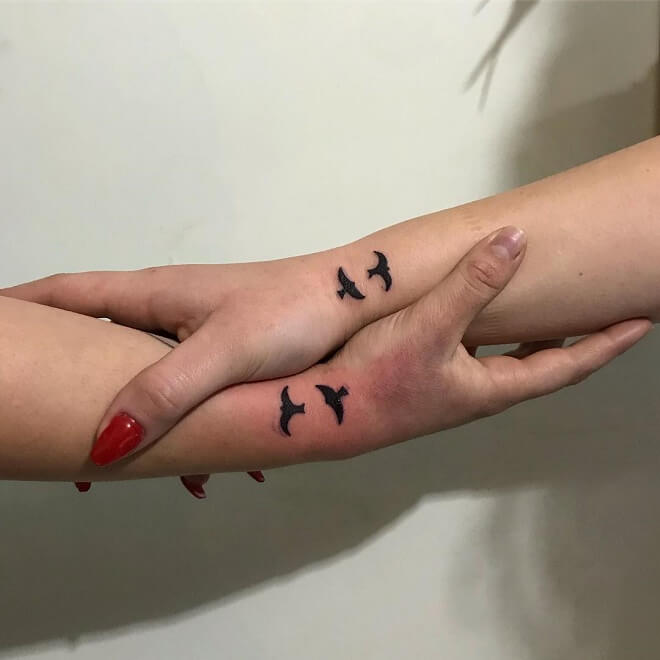 Birds Friendship Tattoo