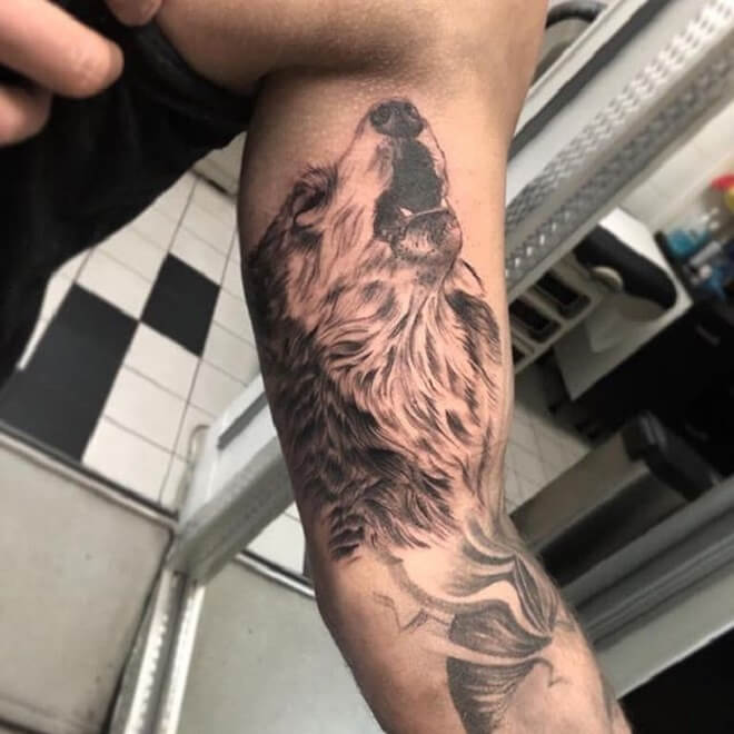 Body Wolf Tattoo