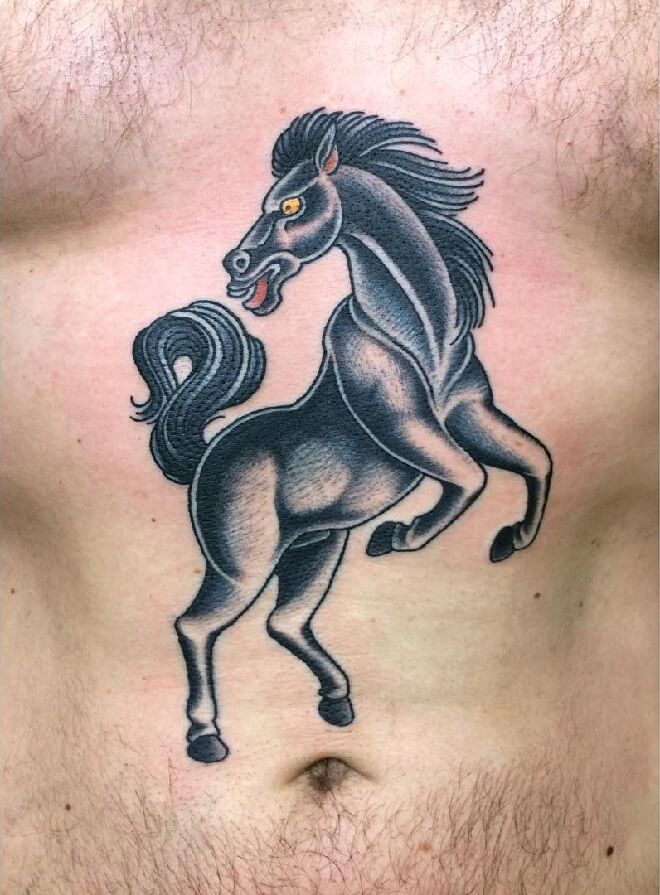 Bold Will Hold Horse Tattoo