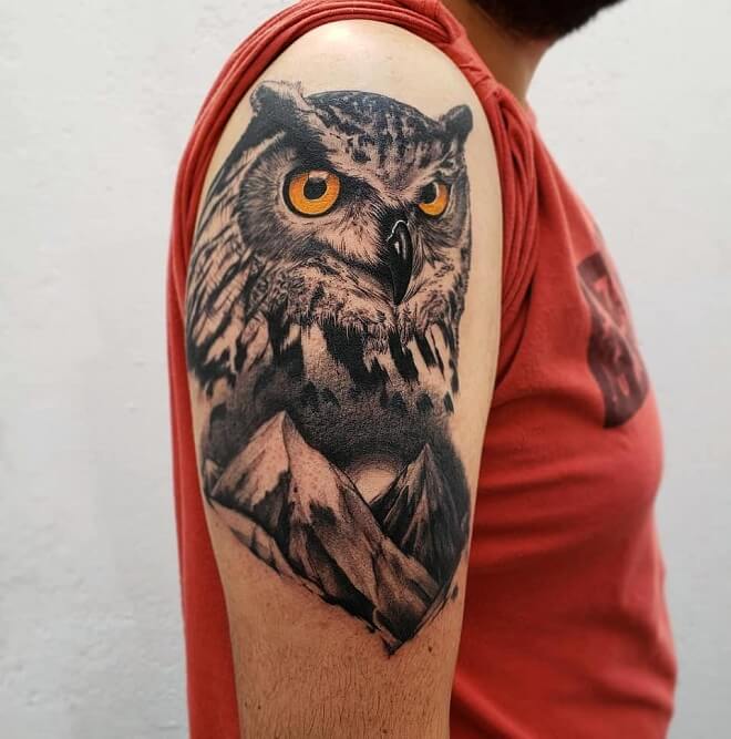 Buho Owl Tattoo