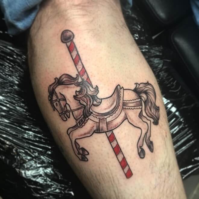 Carousel Horse Tattoo