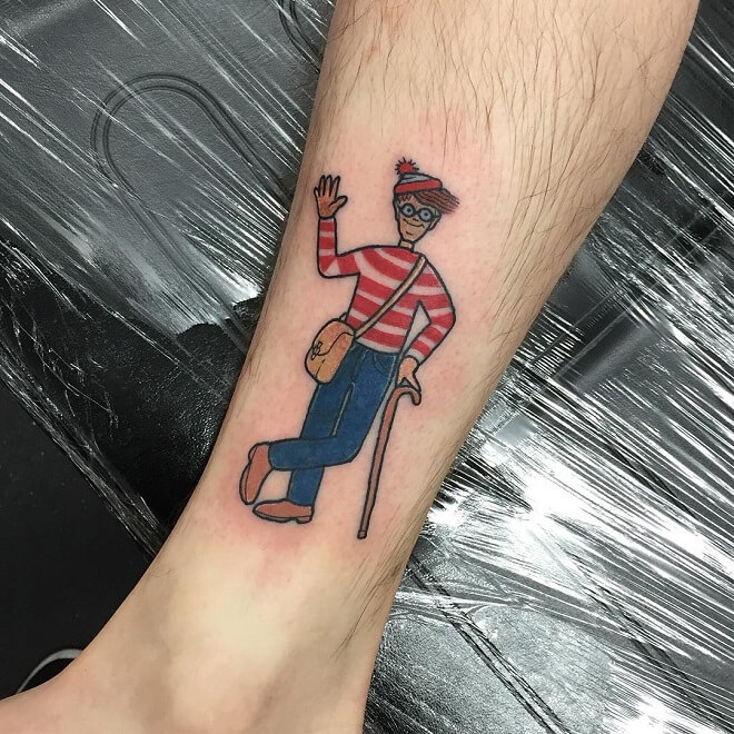 Color Waldo Tattoo