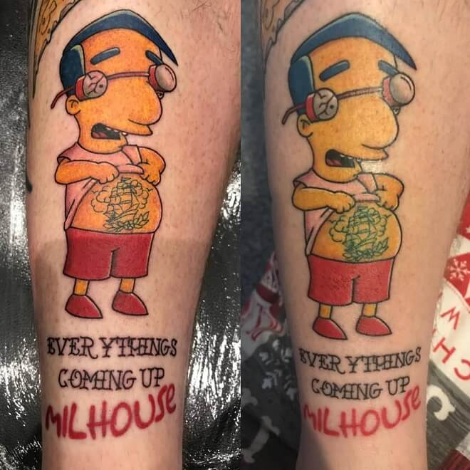 Color simpsons Tattoo