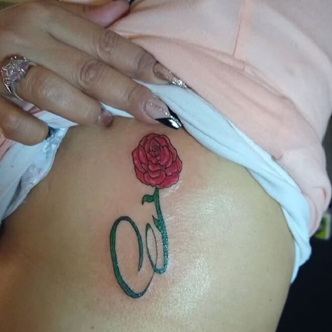 Cool Rose Tattoo