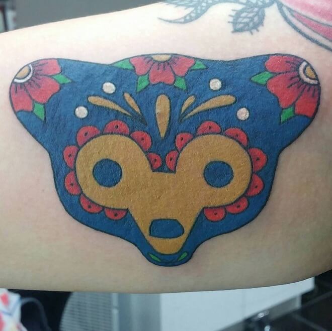 Cubs Day of The Dead Tattoo