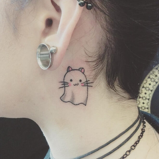 Cute Cat Tattoo