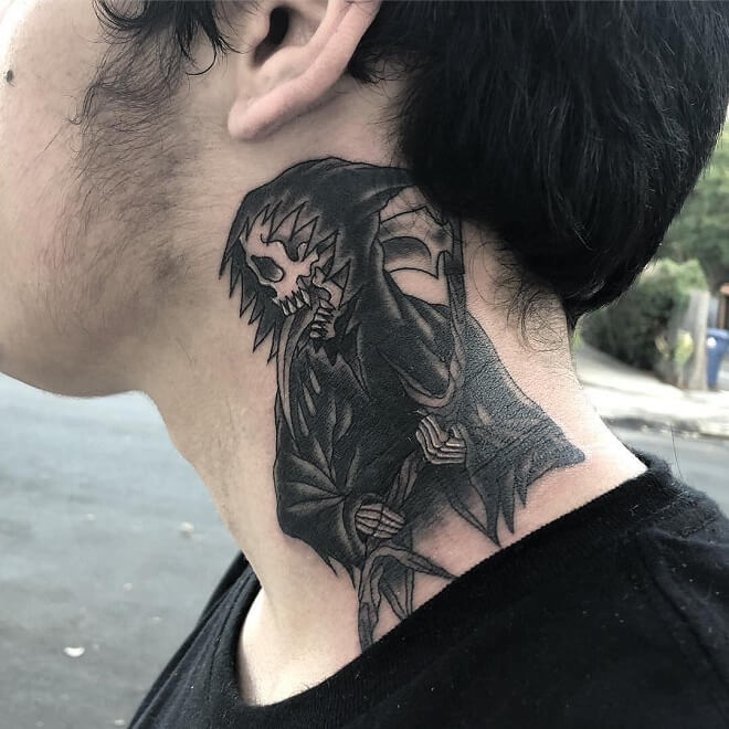 Death Grim Reaper Tattoo