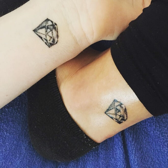 Diamond Friendship Tattoo