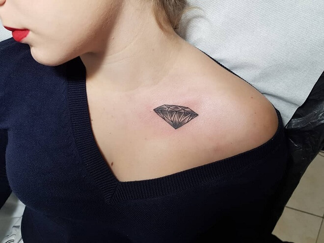 Dynamic Ink Diamond Tattoo