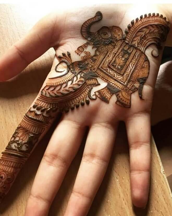 Elephant Cool Henna Tattoo