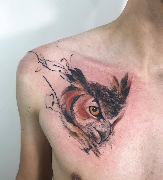 Equilattera Owl Tattoo