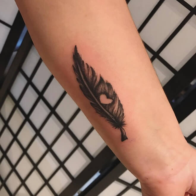 Feather Small Tattoo