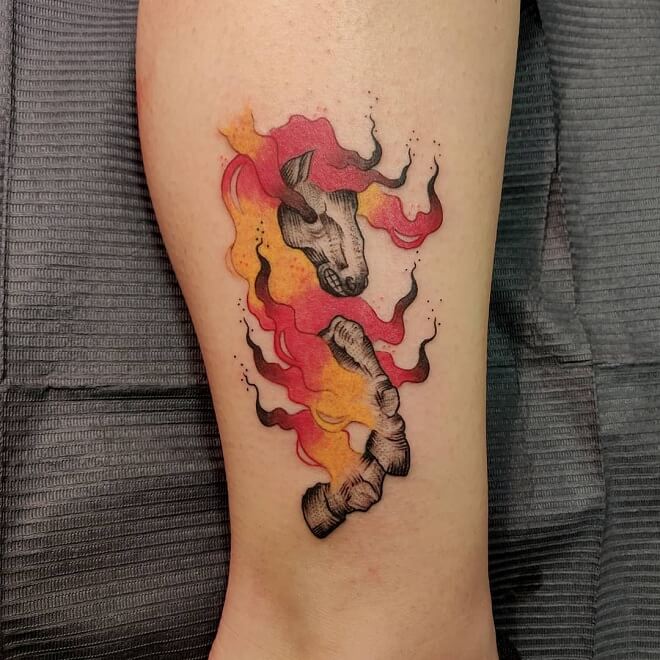 Fire Horse Tattoo