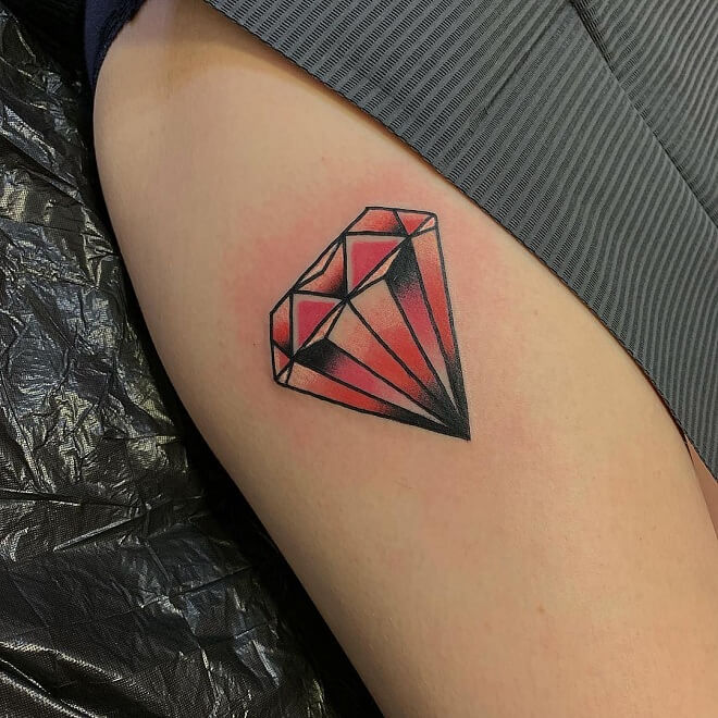 Flake Diamond Tattoo