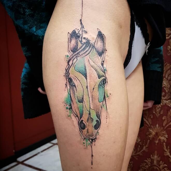 Florence Horse Tattoo