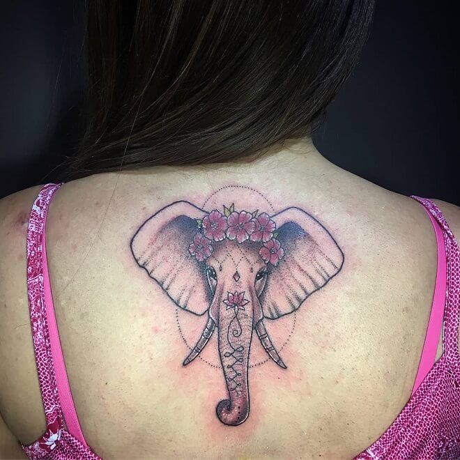 Girl Elephant Tattoos