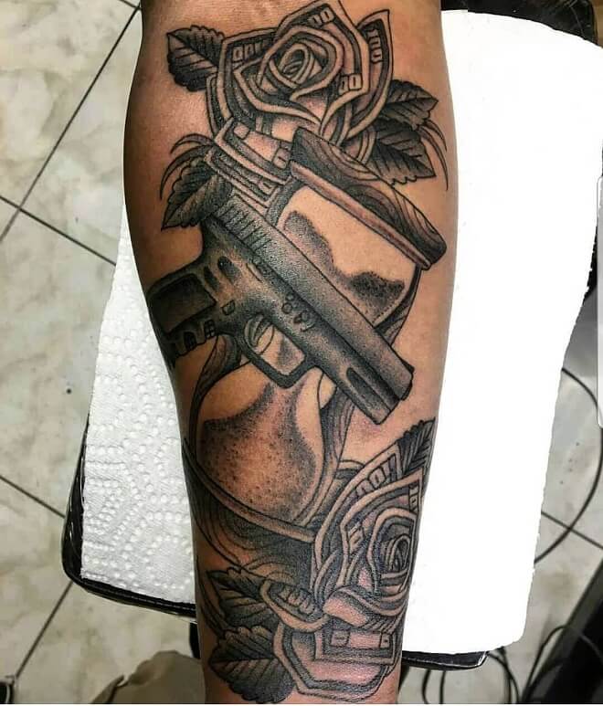 Gun Military Tattoo