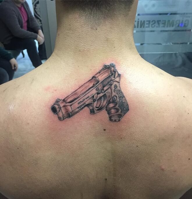 Hart Gun Tattoo