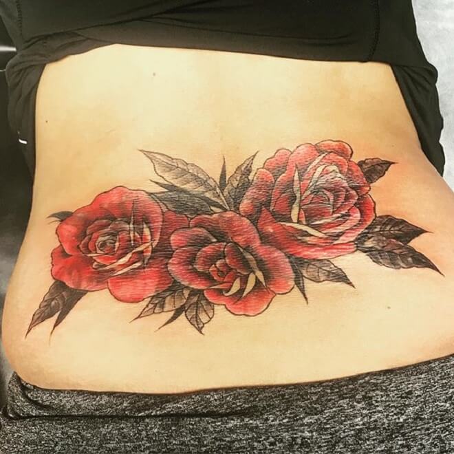 Incredible Rose Tattoo