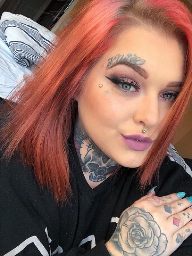 Ink Addict Face Tattoo