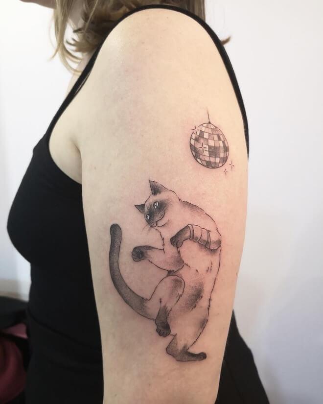 Inked Cat Tattoo