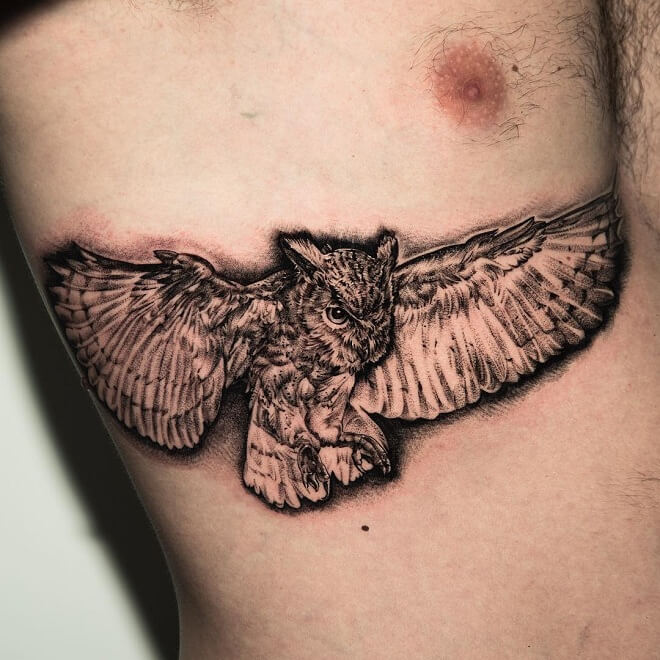 Inked Mag Owl Tattoo