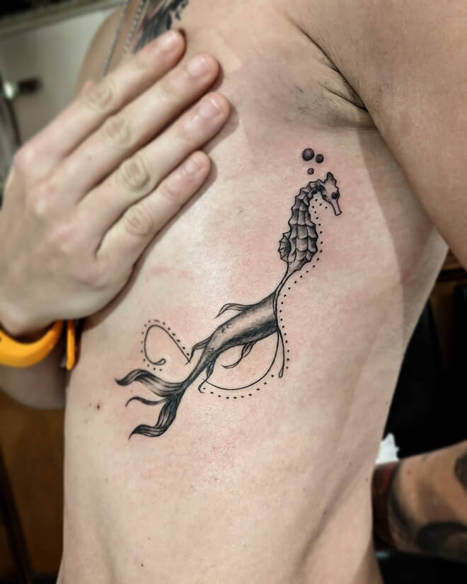 Inked Mermaid Tattoo