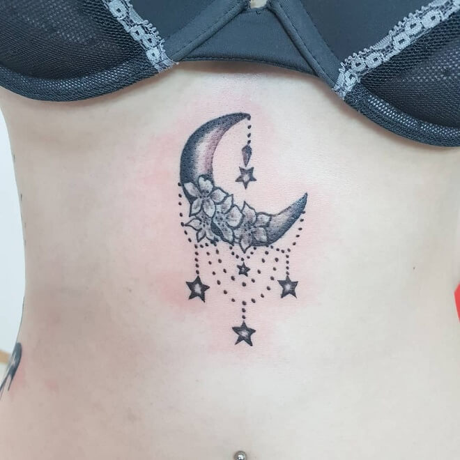 Inked Moon Tattoo
