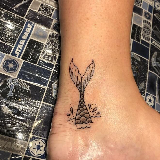 Leg Mermaid Tattoo