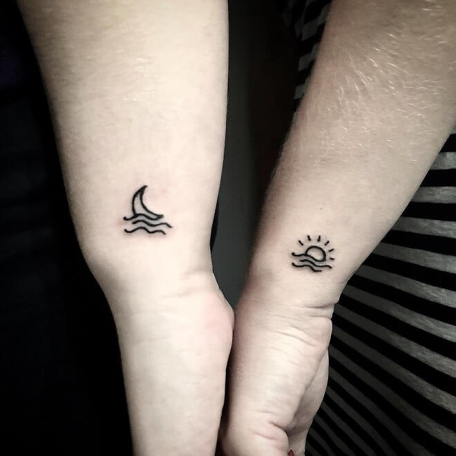 Line Friendship Tattoo