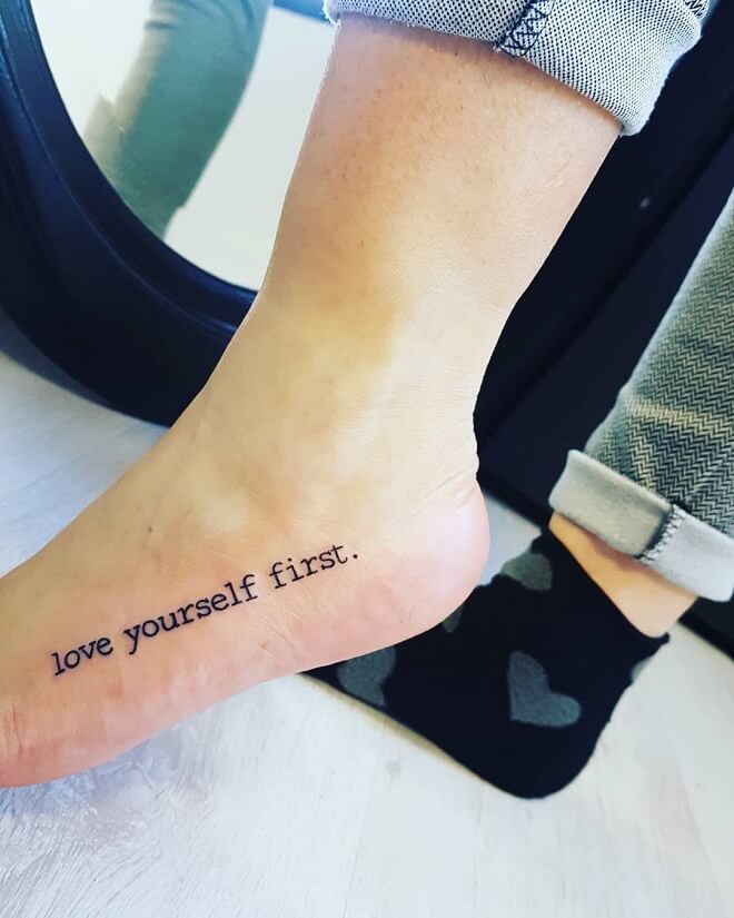 Love Quotes Tattoo