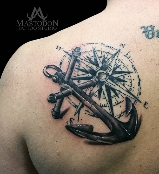 Mastodon Anchor Tattoo